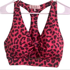 Pink Cheetah Sports Sexy Bra